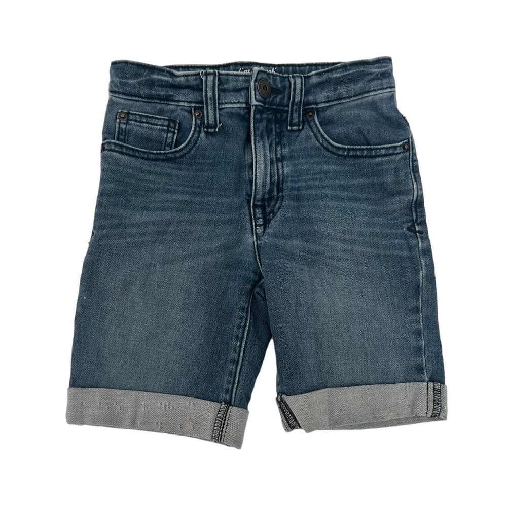 Cat & Jack Slim Cuffed Hem Bermuda Jean Shorts Size 6 Kids